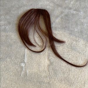 fake brown bangs